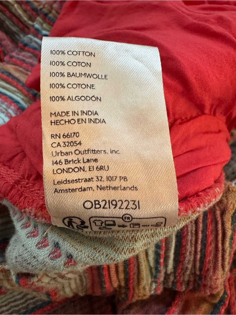 NWOT Women's Free People Days in Wide-Leg Striped Lounge Pants Red Size Small - Picture 8 of 8